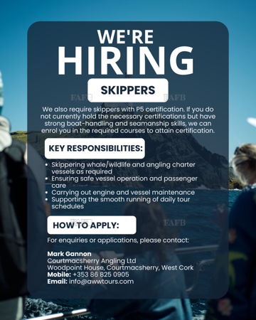 Skippers with P5 or Master 300/500 ton